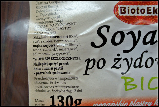 wędlina wegetariańska, wędlina sojowa, soyami, soyami po żydowsku, produkty sojowe, kuchnia wegetariańska, produkty wegetariańskie, ekologiczne produkty, plastry sojowe,