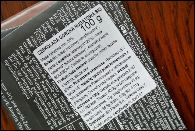 zdrowa czekolada, czekolada nugatowa, gorzka czekolada, smaki zdrowia, czekolada gorzka vivani, vivani recenzje, blog kulinarny, recenzje spożywcze,