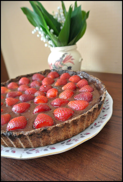 wegańska tarta czekoladowa, tarta czekoladowa, zdrowa tarta czekoladowa, tarta nutella,