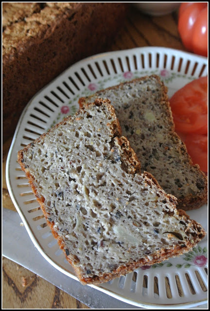 chleb z cebulką, chleb cebulowy, najlepszy chleb bez glutenu, chleb bezglutenowy,