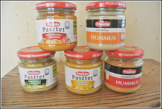 pasztet primavika, pasztet pomidorowy, pasztet koperkowy, pasztet warzywny, pasztet, hummus, dobry hummus, 