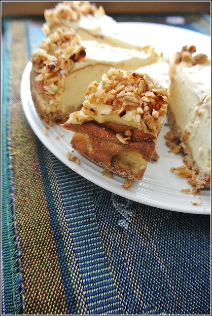 sernik z granolą, sernik bez cukru, zdrowy sernik, sernik delikatny,