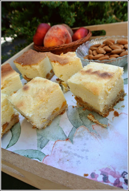 sernik bez cukru, najlepszy sernik z brzoskwiniami, delikatny sernik z ricottą, sernik z ricottą, sernik po włosku,