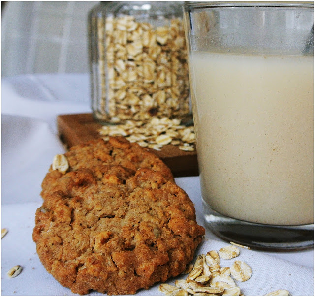 wegańskie ciastka owsiane, zdrowe ciastka owsiane, ciastka owsiane bez cukru, fot ciastka, zdrowe przepisy, zdrowe słodycze,