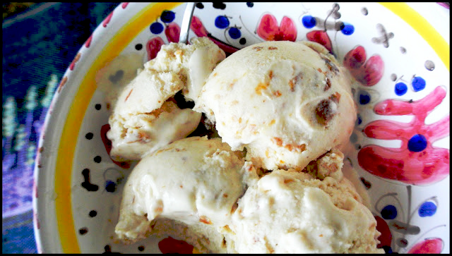 lody sernikowe, lody domowe bez cukru, domowe lody mleczne, lody śmietankowe, lody z bakaliami przepis,