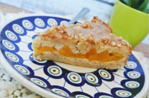 maślane ciasto z owocami