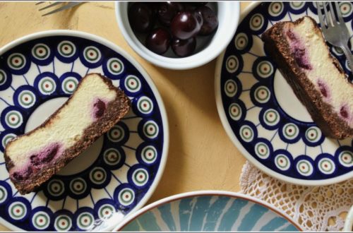 fit sernik z czekoladą